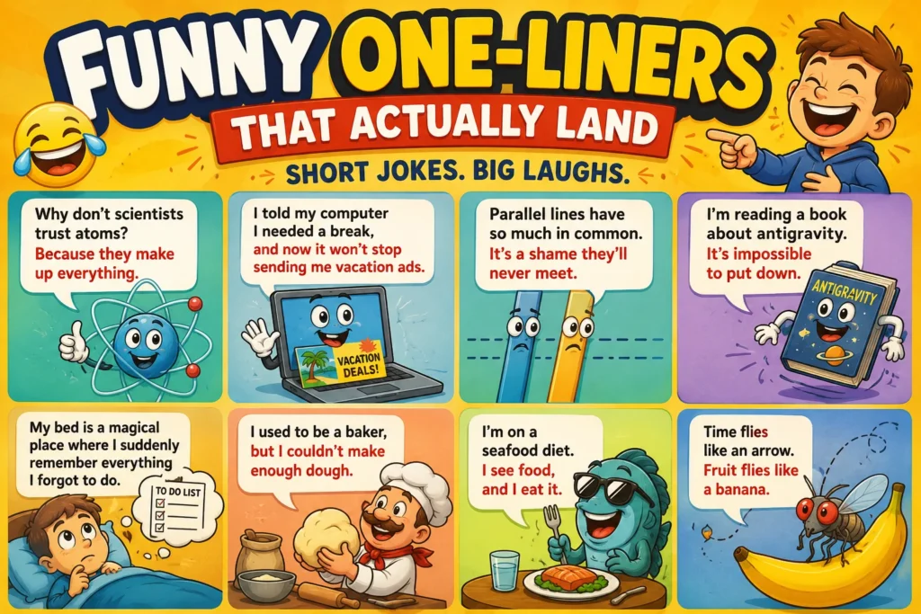 Funny OneLiners That Actually Land