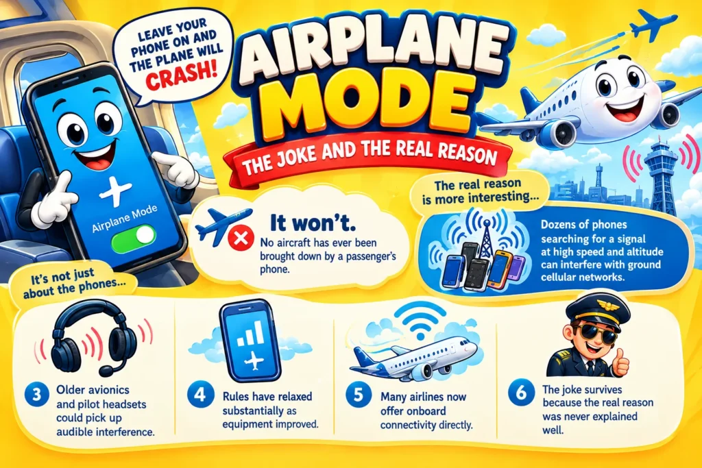 Airplane Mode: The Joke and the Real Reason