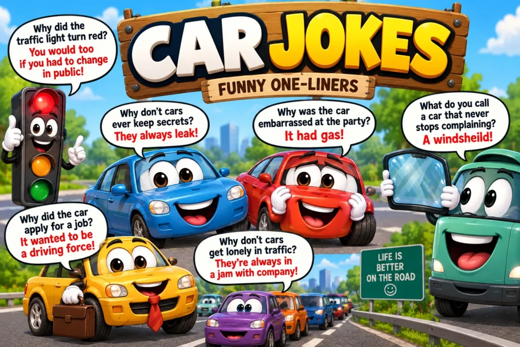 Best Car Jokes and OneLiners