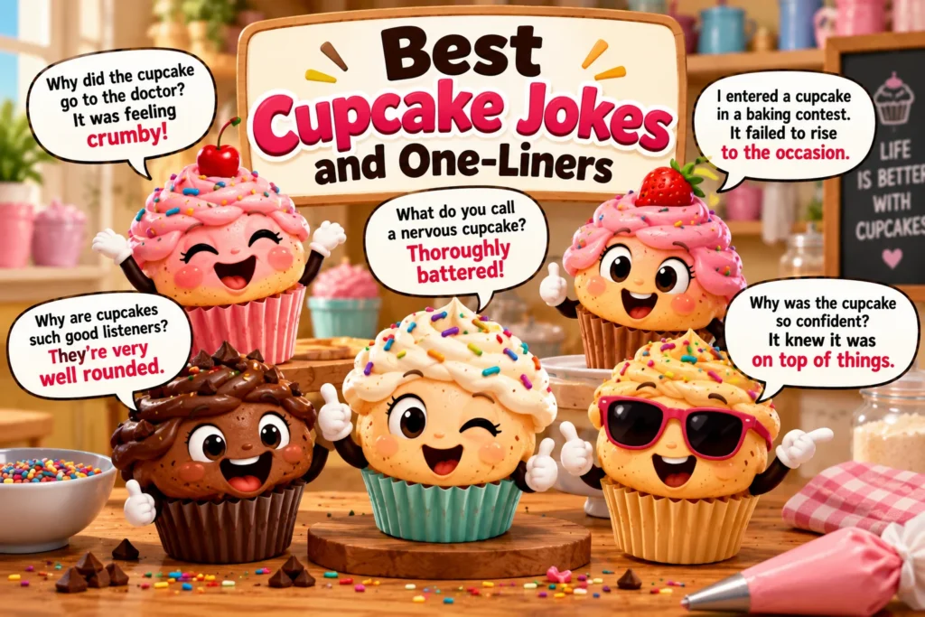 Best Cupcake Jokes and OneLiners