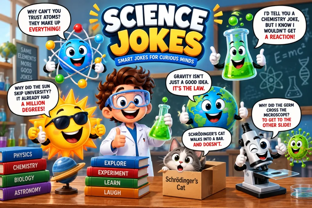 Best Science Jokes and OneLiners