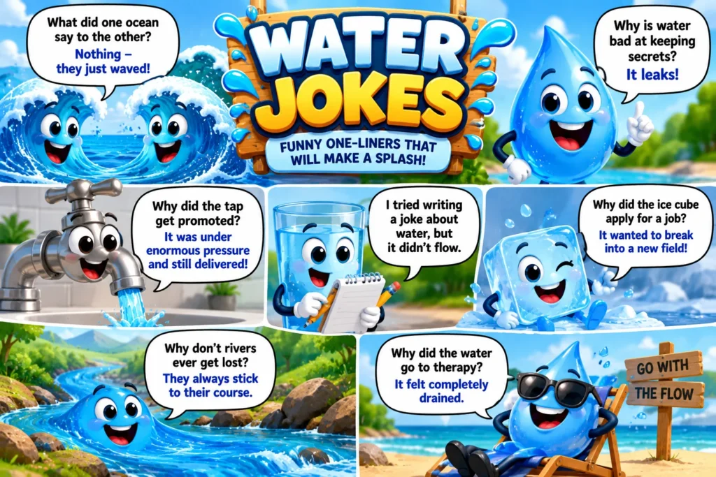 Best Water Jokes and OneLiners