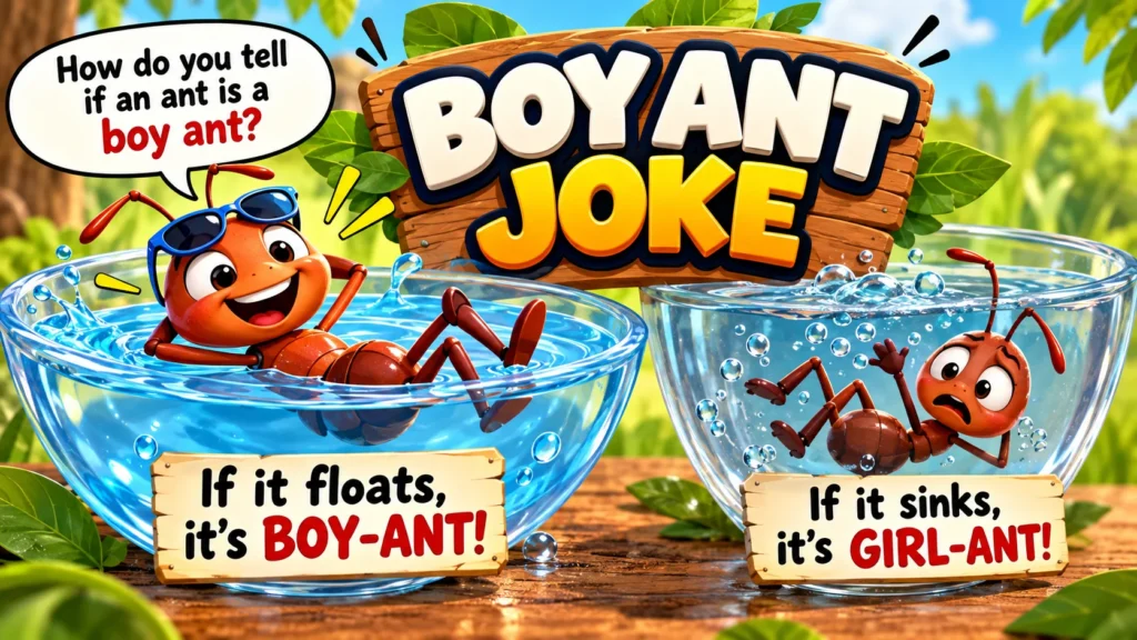 Boy Ant Joke How Do You Tell the Gender of an Ant