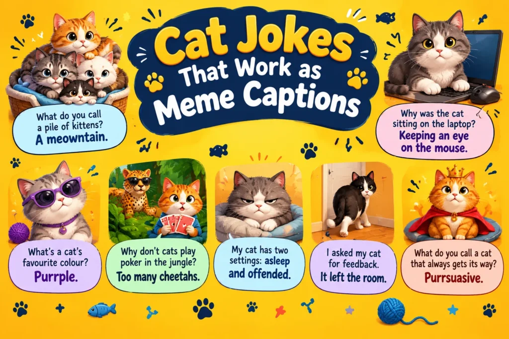 Cat Jokes That Work as Meme Captions