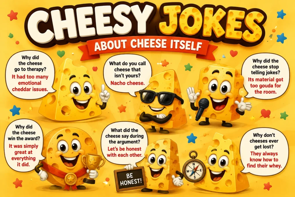 Cheesy Jokes About Cheese Itself