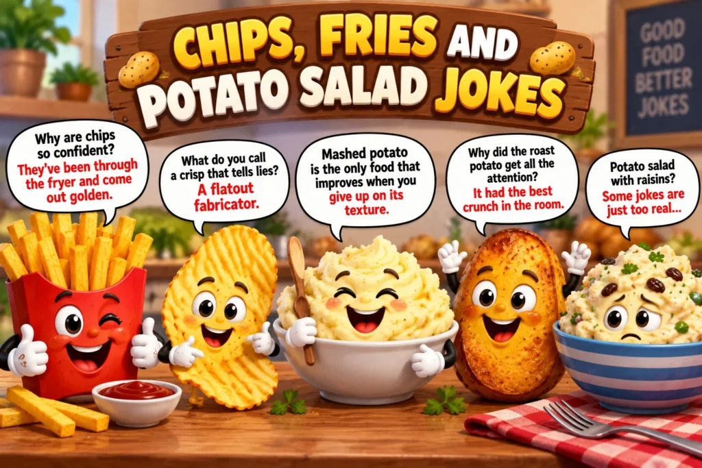 Chips, Fries and Potato Salad Jokes