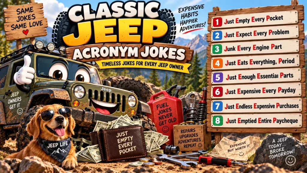 Classic Jeep Acronym Jokes