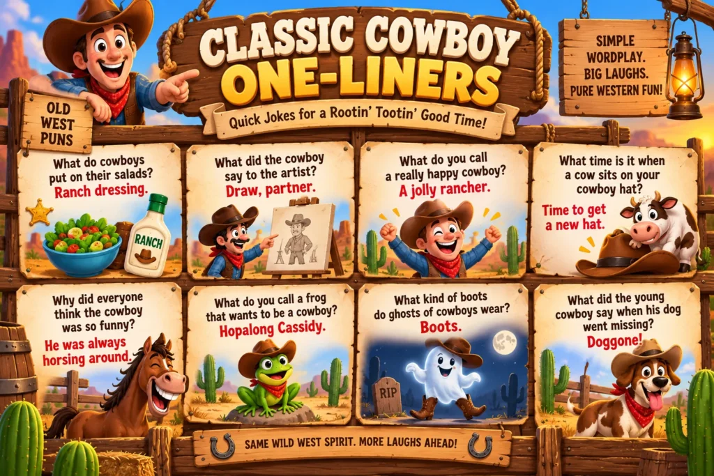 Classic Cowboy OneLiners