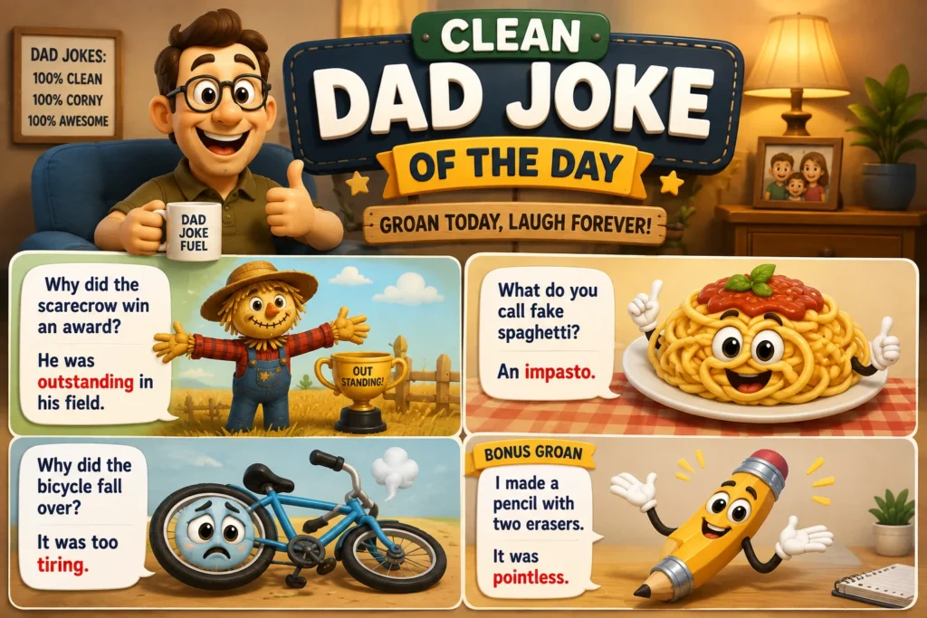 Clean Dad Joke of the Day