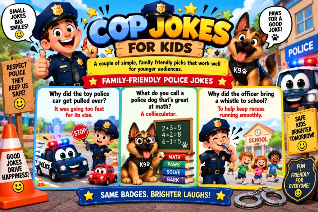 Cop Jokes for Kids