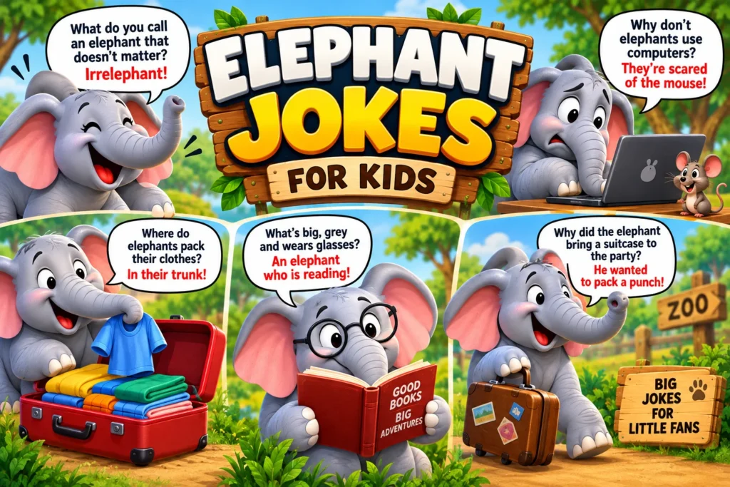 Elephant Jokes for Kids