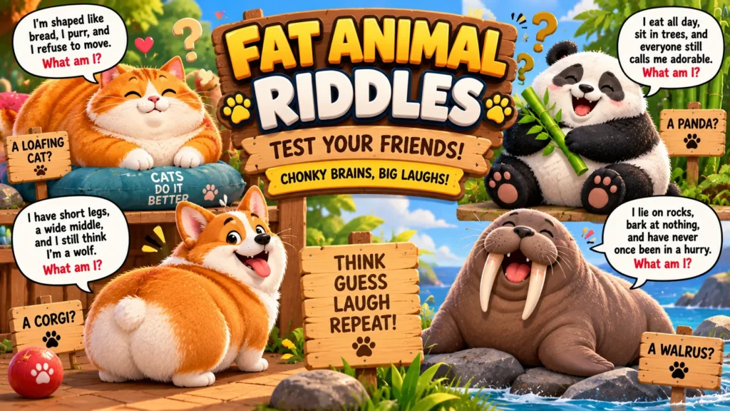 Fat Animal Riddles to Test Your Friends