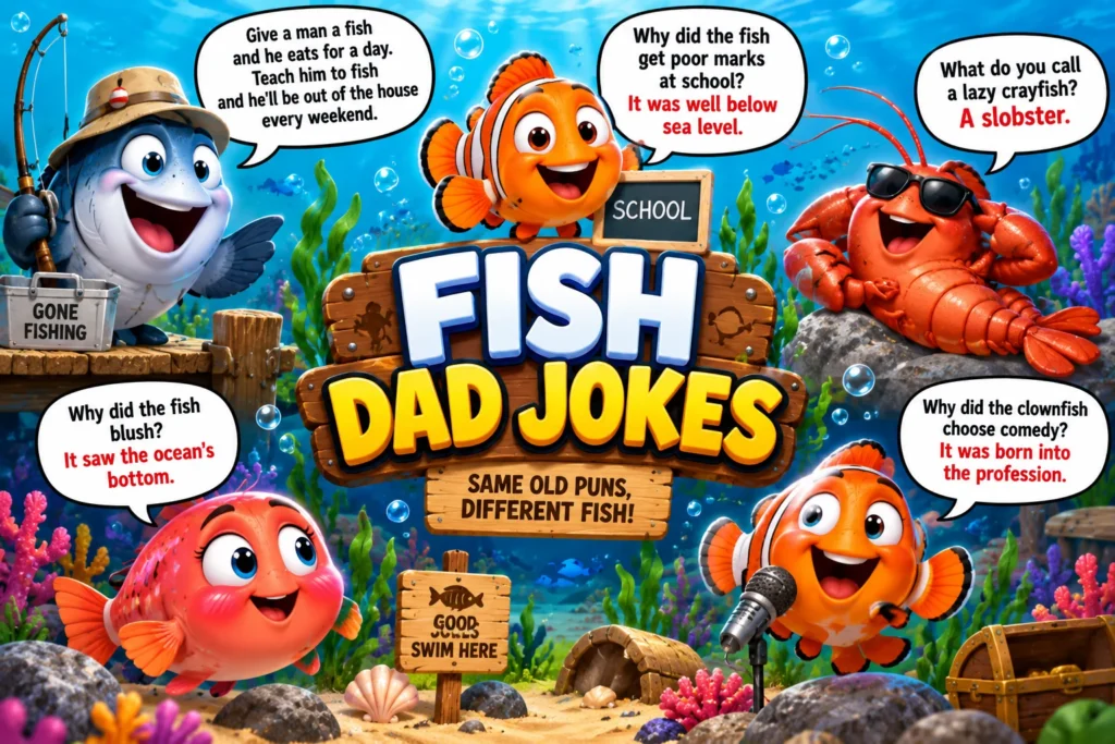 Fish Dad Jokes