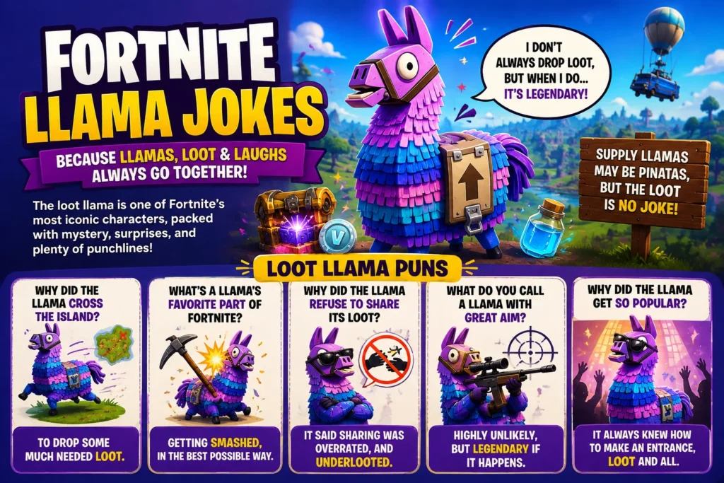 Fortnite Llama Jokes