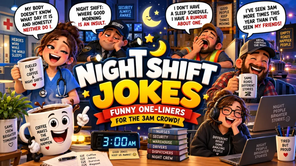 Funny Night Shift Jokes One Liners
