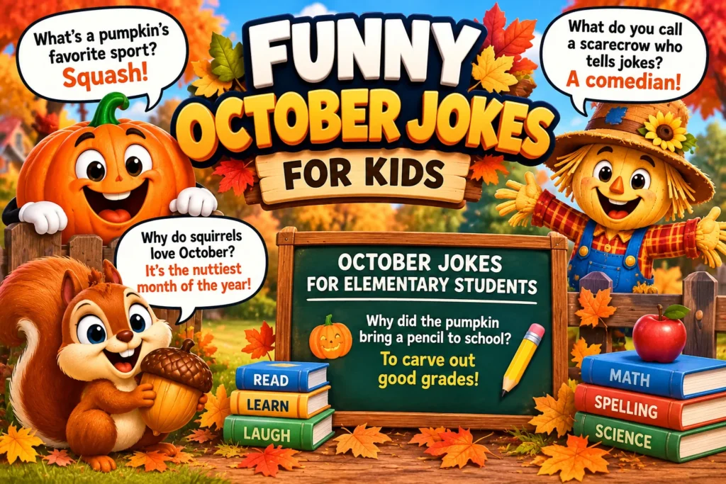 Funny October Jokes for Kids