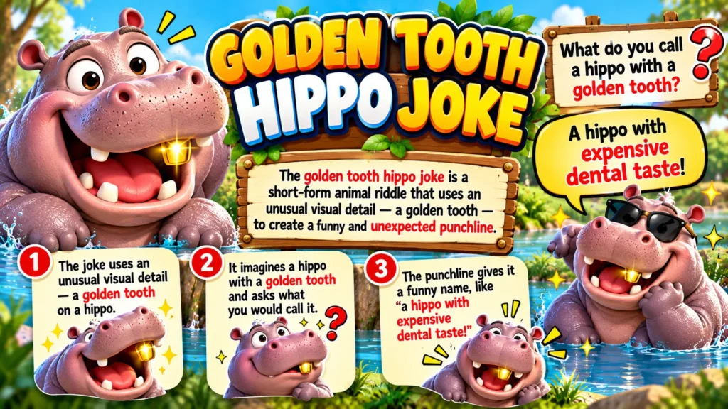 Golden Tooth Hippo Joke
