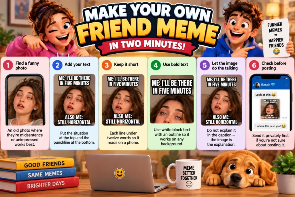 How to Make Your Own Friend Meme in Two Minutes