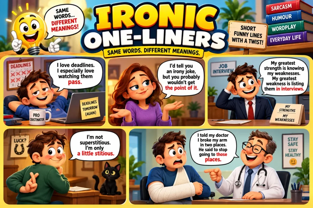 Ironic OneLiners