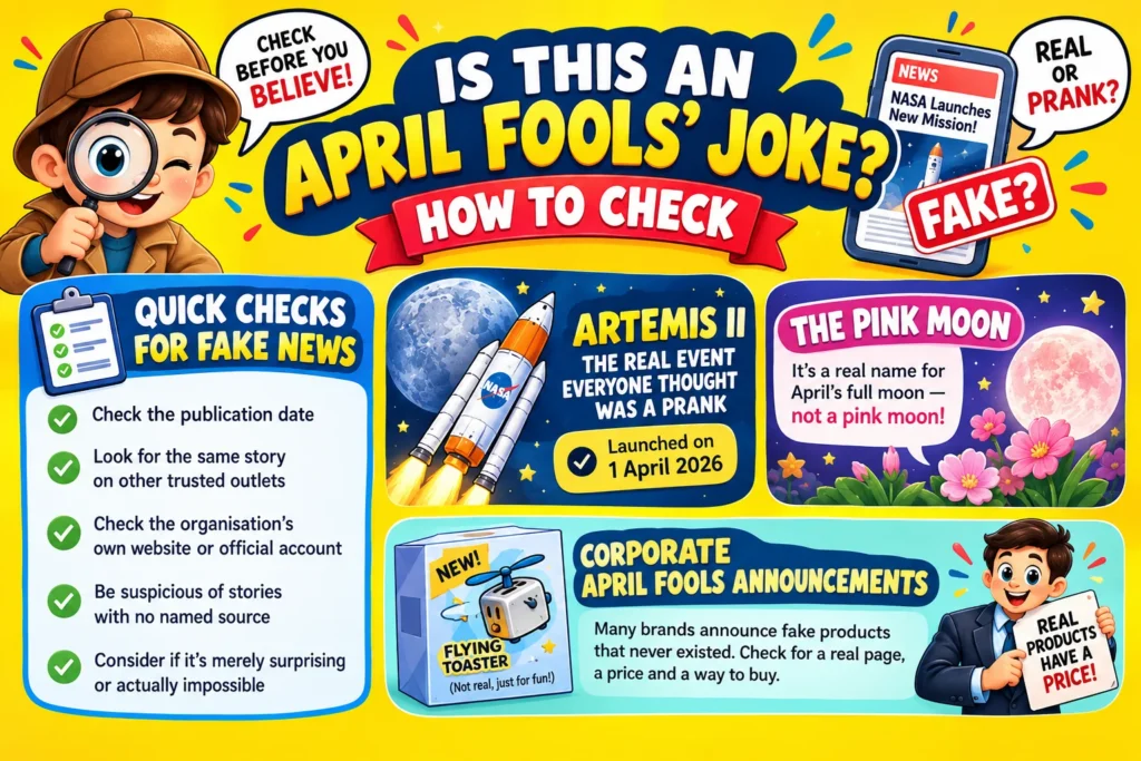 Is This an April Fools Joke?  How to Check