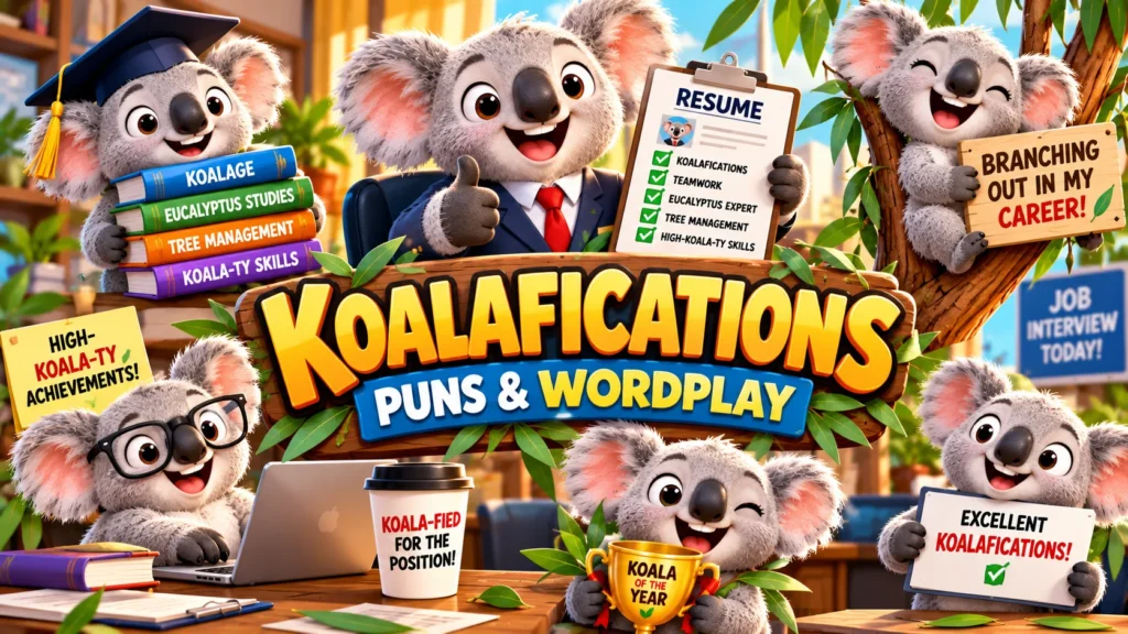 Koalafications Puns and Wordplay