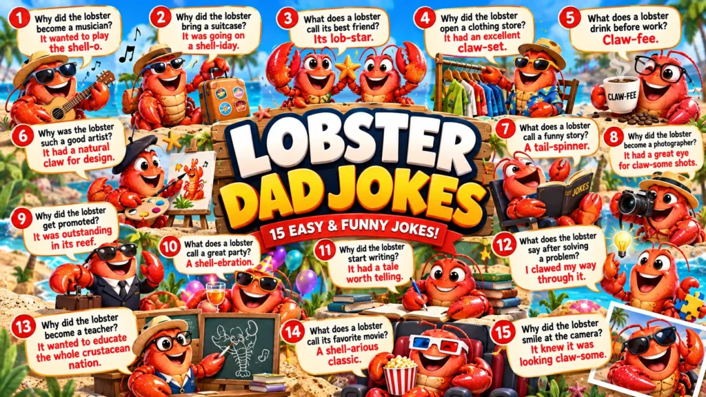 Lobster Dad Joke Collection