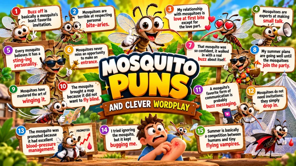 Mosquito Puns and Clever Wordplay
