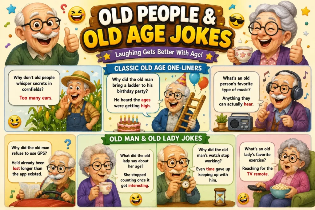Old People & Old Age Jokes