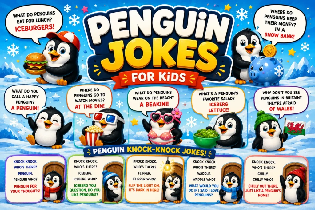 Penguin Jokes for Kids