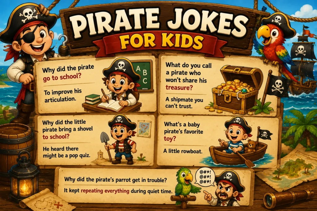 Pirate Jokes for Kids