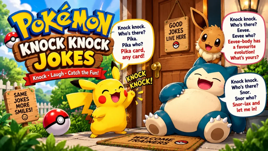 Pokémon Knock Knock Jokes