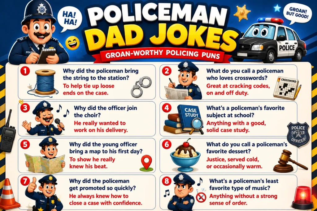 Policeman Dad Jokes