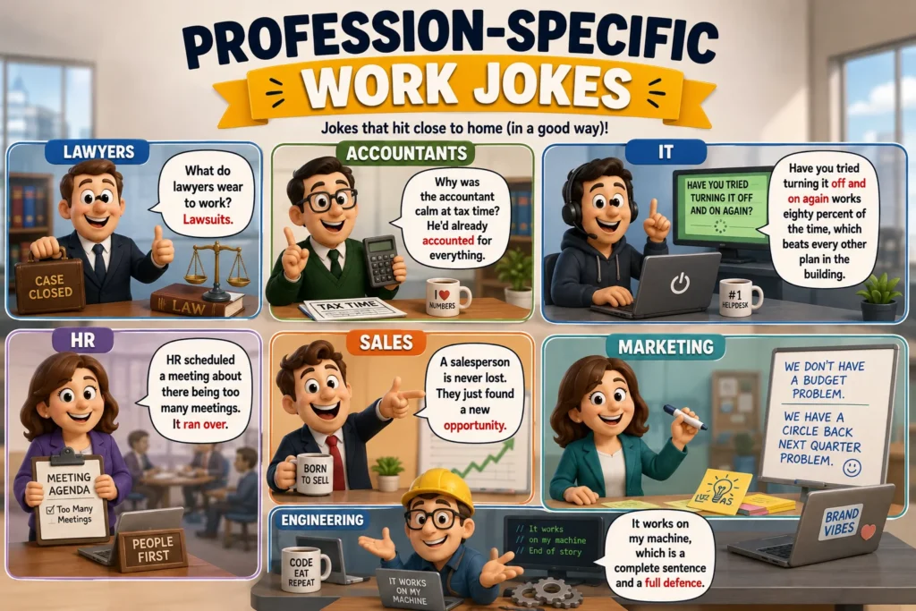 ProfessionSpecific Work Jokes