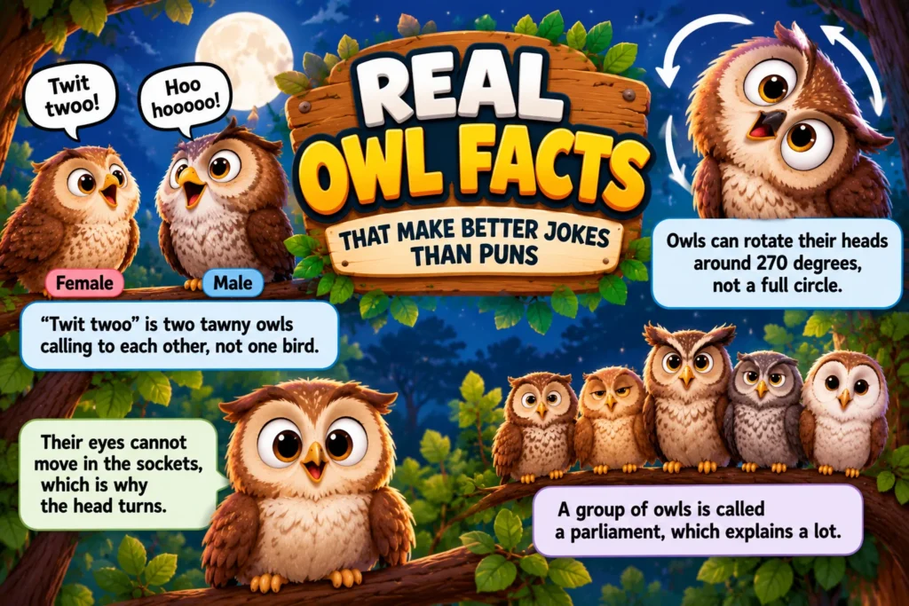 Real Owl Facts That Make Better Jokes Than Puns