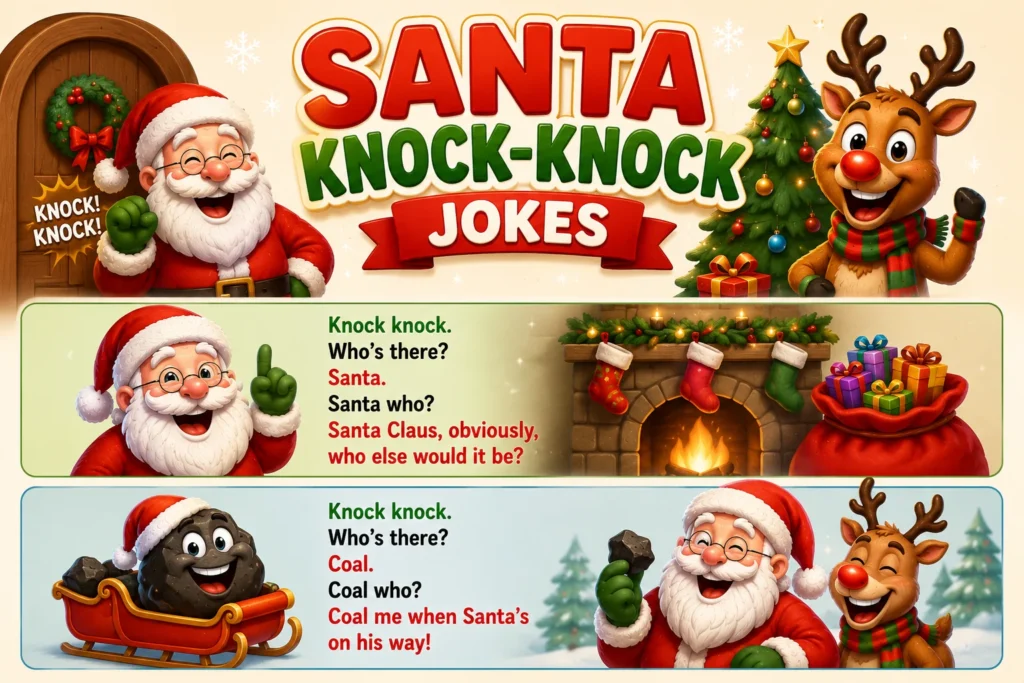 Santa KnockKnock Jokes