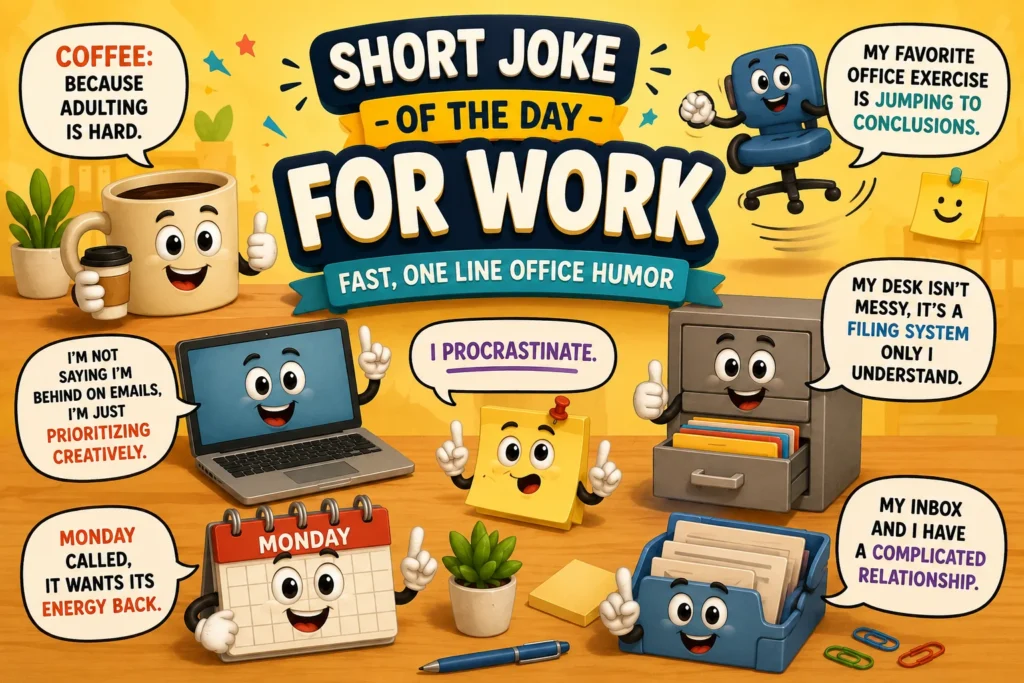 Short Joke of the Day for Work