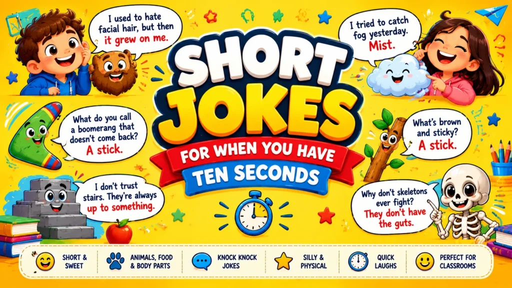Short Jokes for When You Have Ten Seconds