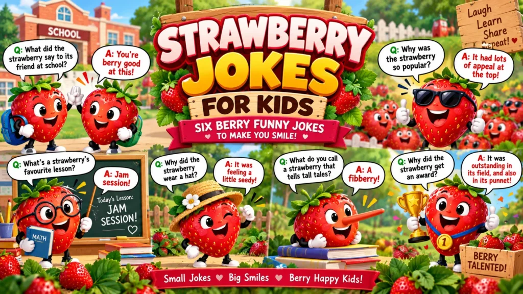 Strawberry Jokes for Kids