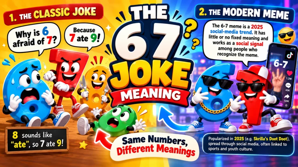 The 6 7 Joke Meaning
