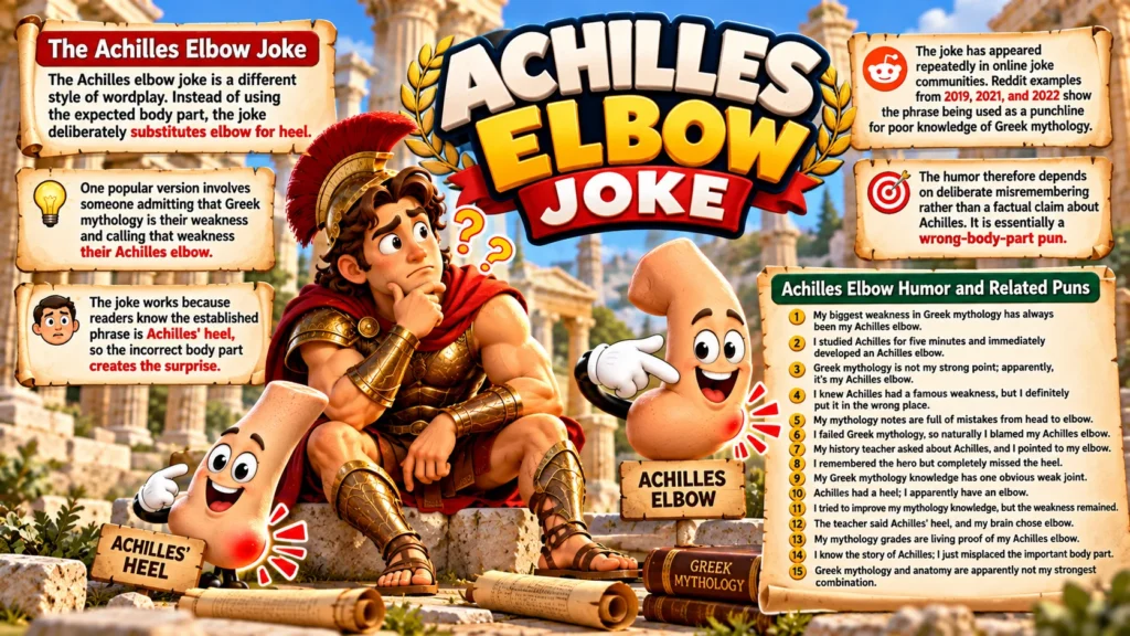 The Achilles Elbow Joke