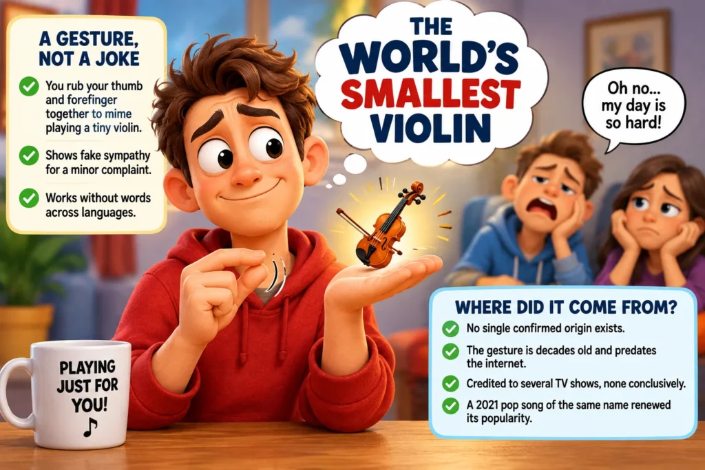 The World's Smallest Violin