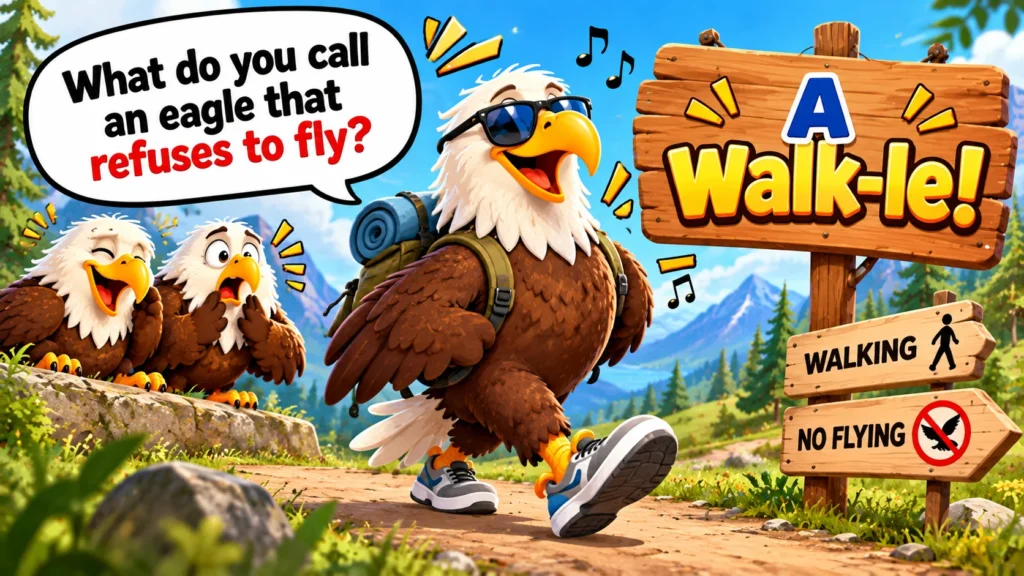 Walking Eagle Joke