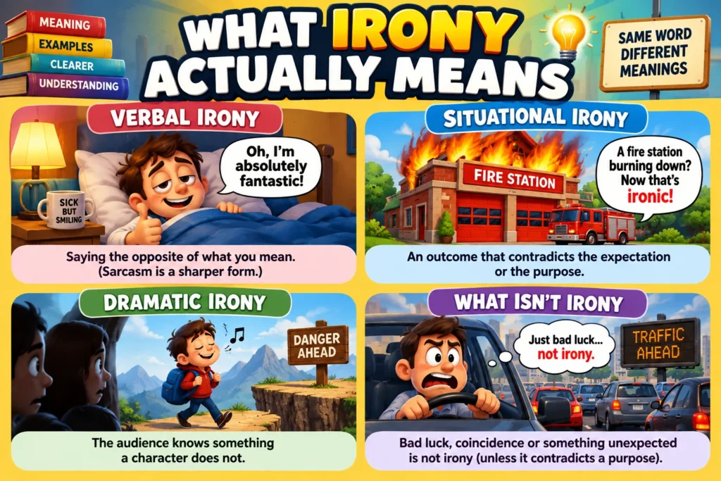 What Irony Actually Means