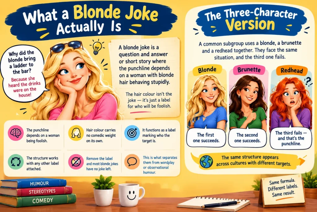 What a Blonde Joke Actually Is