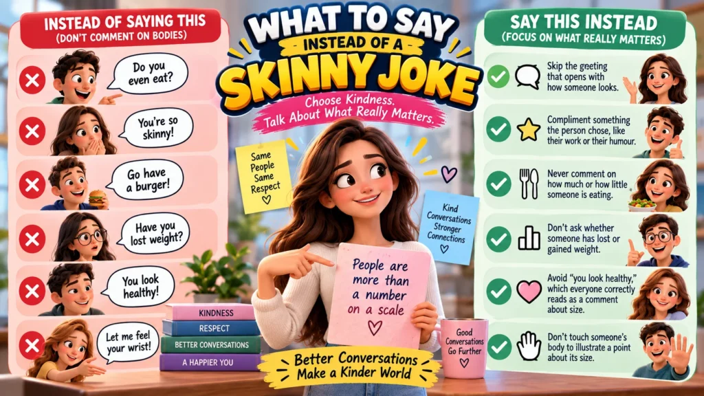 What to Say Instead of a Skinny Joke