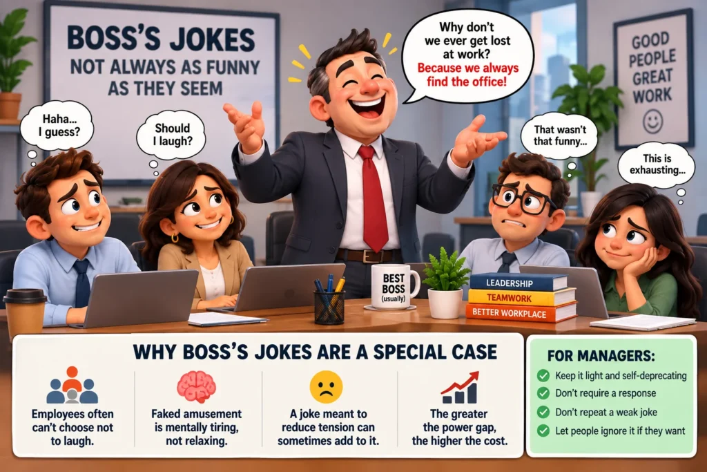 Why the Boss's Jokes Are a Special Case