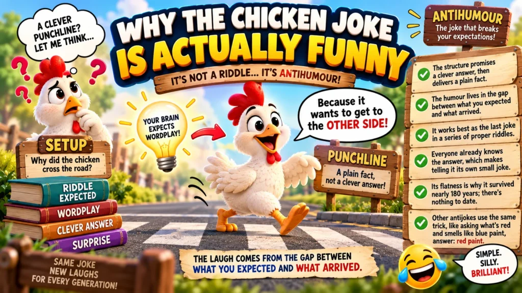 Why the Chicken Joke Is Actually Funny