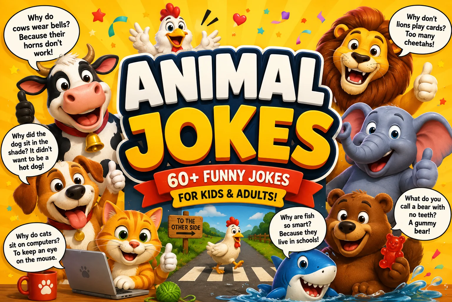 Animal Jokes | 60+ Funny Ones for Kids & Adults
