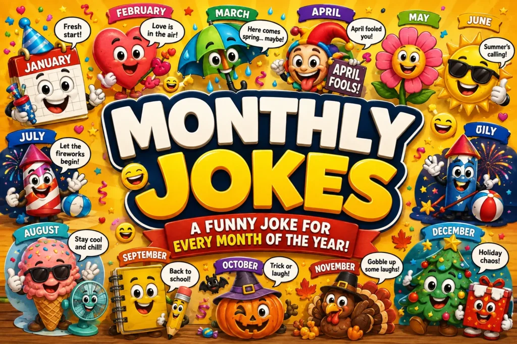 Monthly Jokes | A Funny Joke for Every Month of the Year