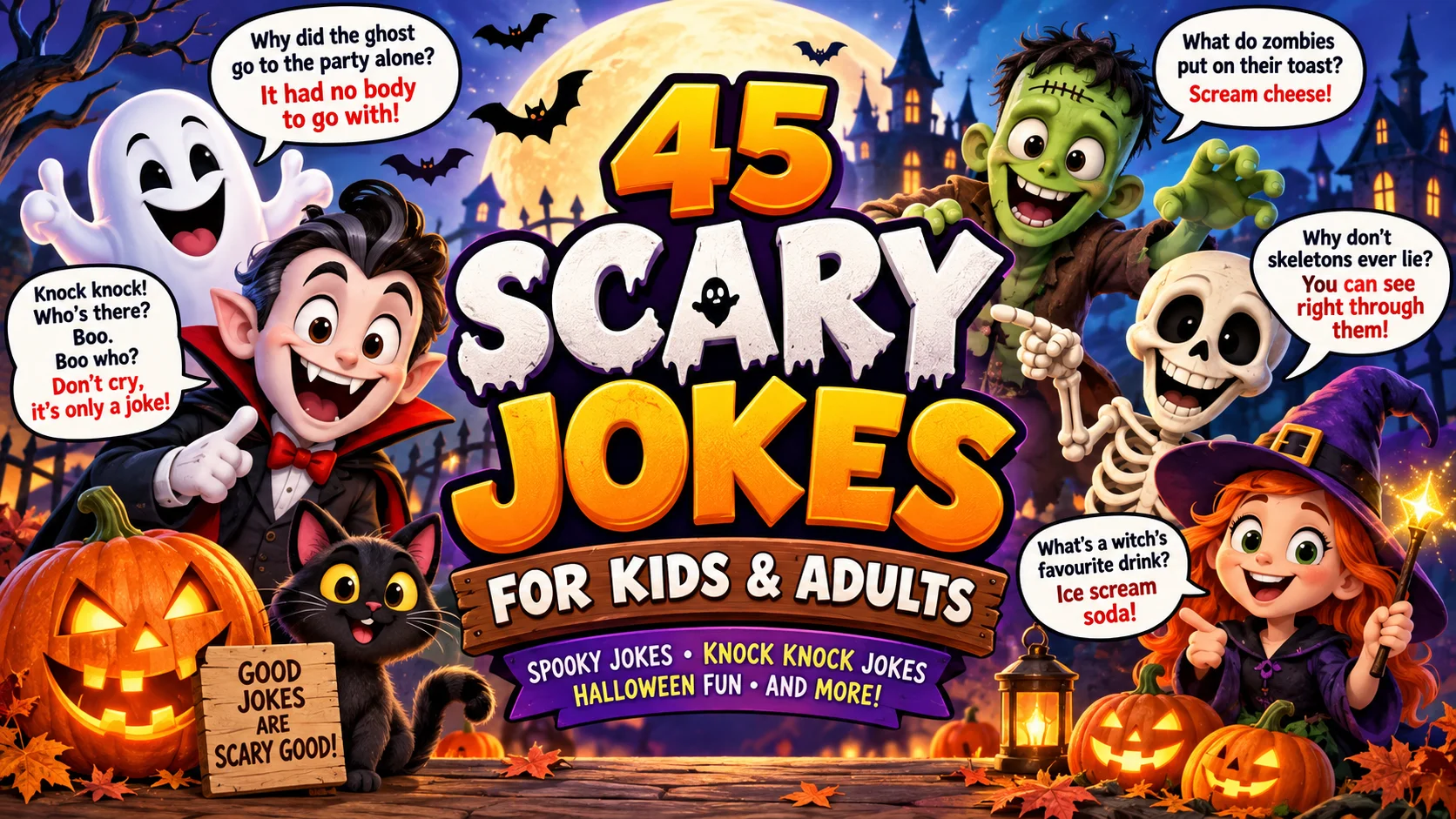 45 Scary Jokes for Kids and Adults (Plus What The Scary Jokes Actually Is)
